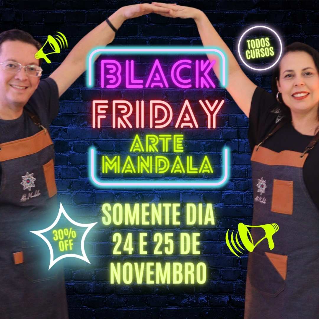 Black Friday Cursos Arte Mandala Mitchel Barros