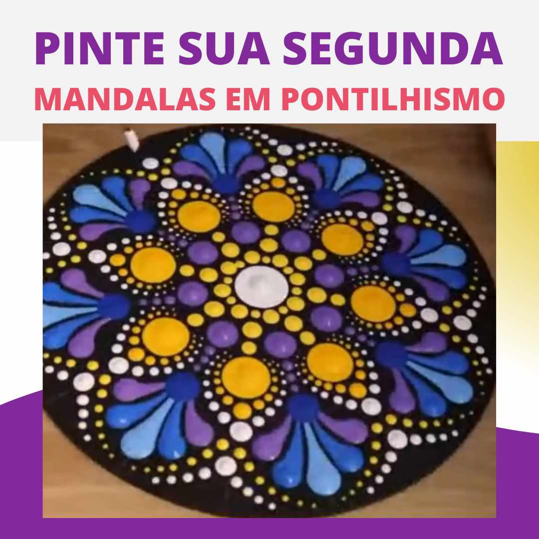 Como fazer pontos lindos e perfeitos na sua mandala em pontilhismo 