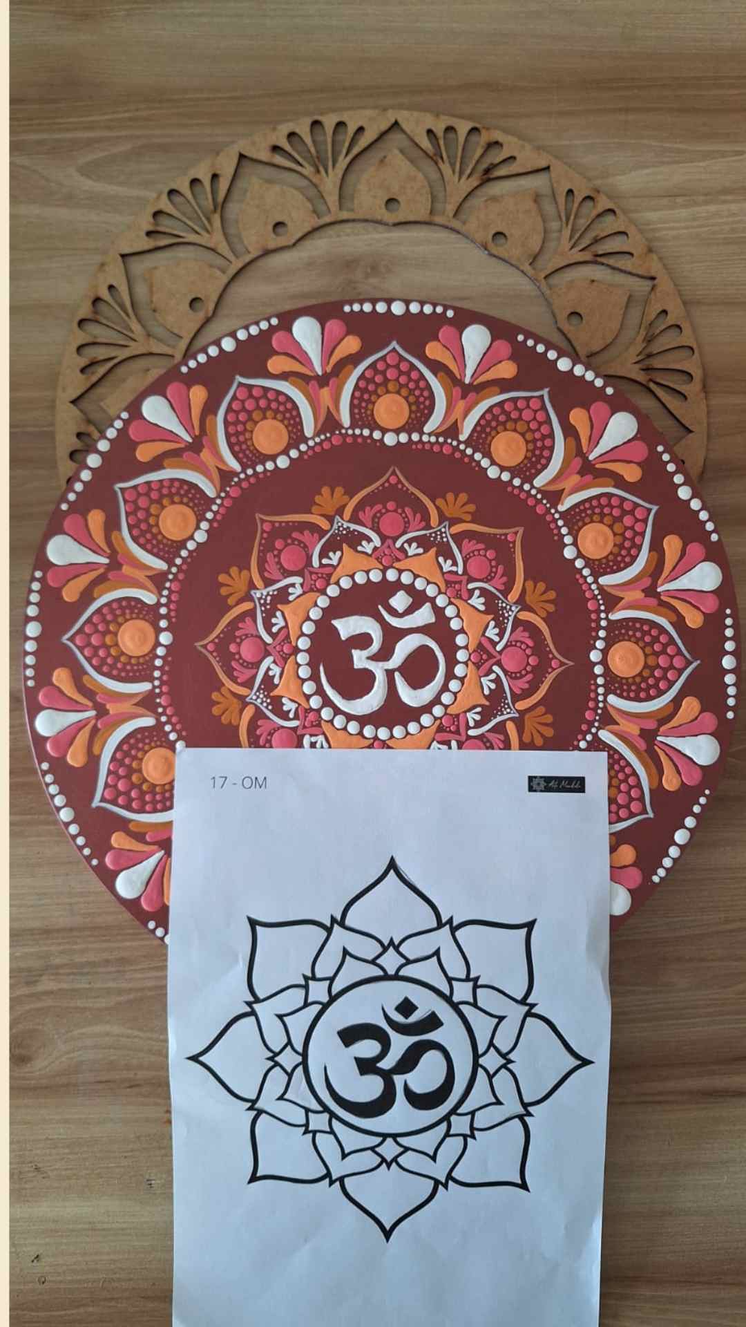 Mandala com a imagem Ohm